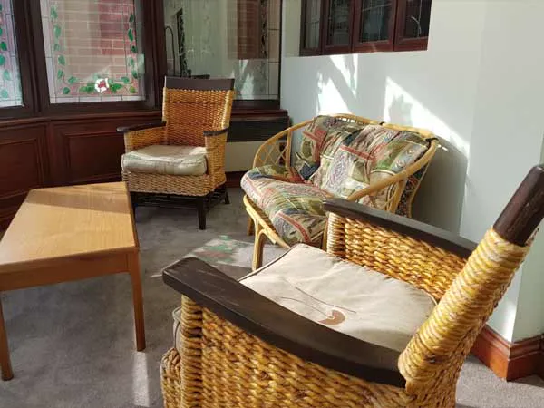 The conservatory at St Benets House