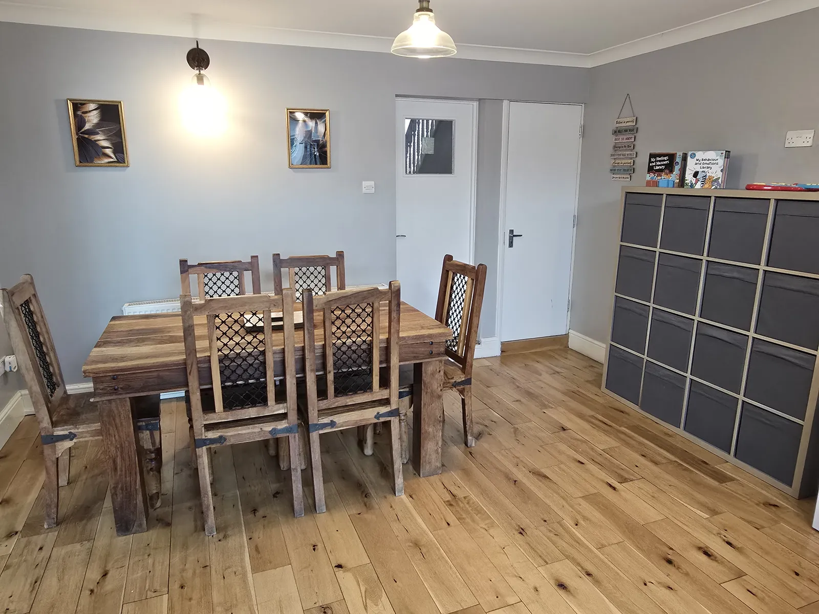 The dining room at Sawadi House